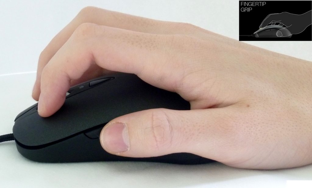 tipo de pegada de mouse fingertip