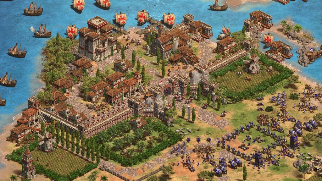 Gráfico da civilização do jogo age of empires ii