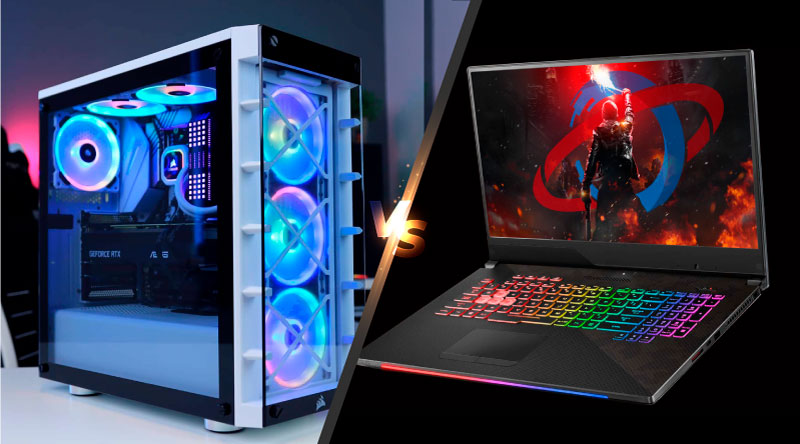 Comparativo entre PC Gamer e Notebook Gamer