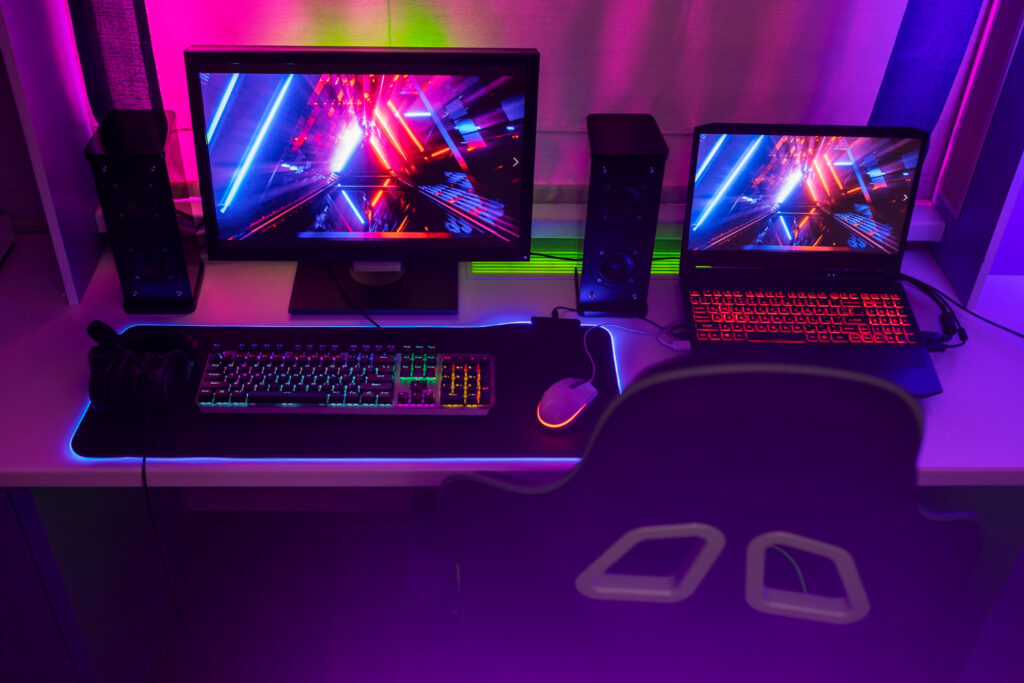 Montar seu quarto gamer com uma mesa gamer