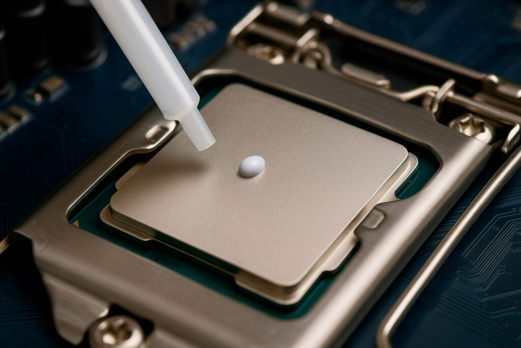 Como aplicar pasta térmica na CPU: método do grão de arroz para instalar CPU cooler