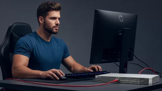Turbine Sua Internet: Rede Ultrarrápida com Switches Gigabit e Cabos CAT6/CAT7