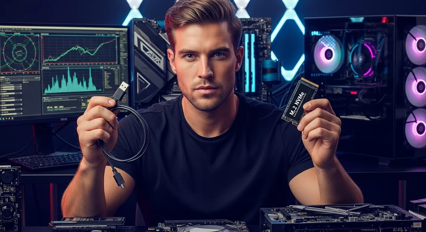 USB-C e SSD M.2 NVMe: A Fórmula para Transferências de Dados Ultrarrápidas!
