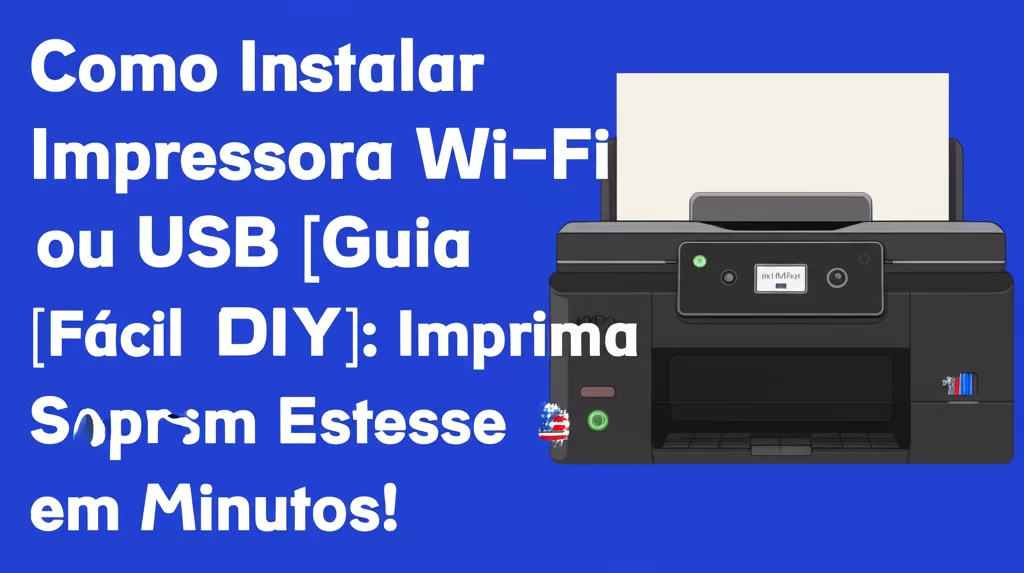 Como Instalar Impressora Wi-Fi ou USB [Guia Fácil DIY]: Imprima Sem Estresse em Minutos!