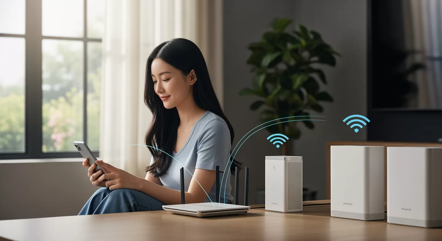 Roteadores Huawei HarmonyOS Mesh+: Diga Adeus às Zonas Mortas de Wi-Fi em Casa!