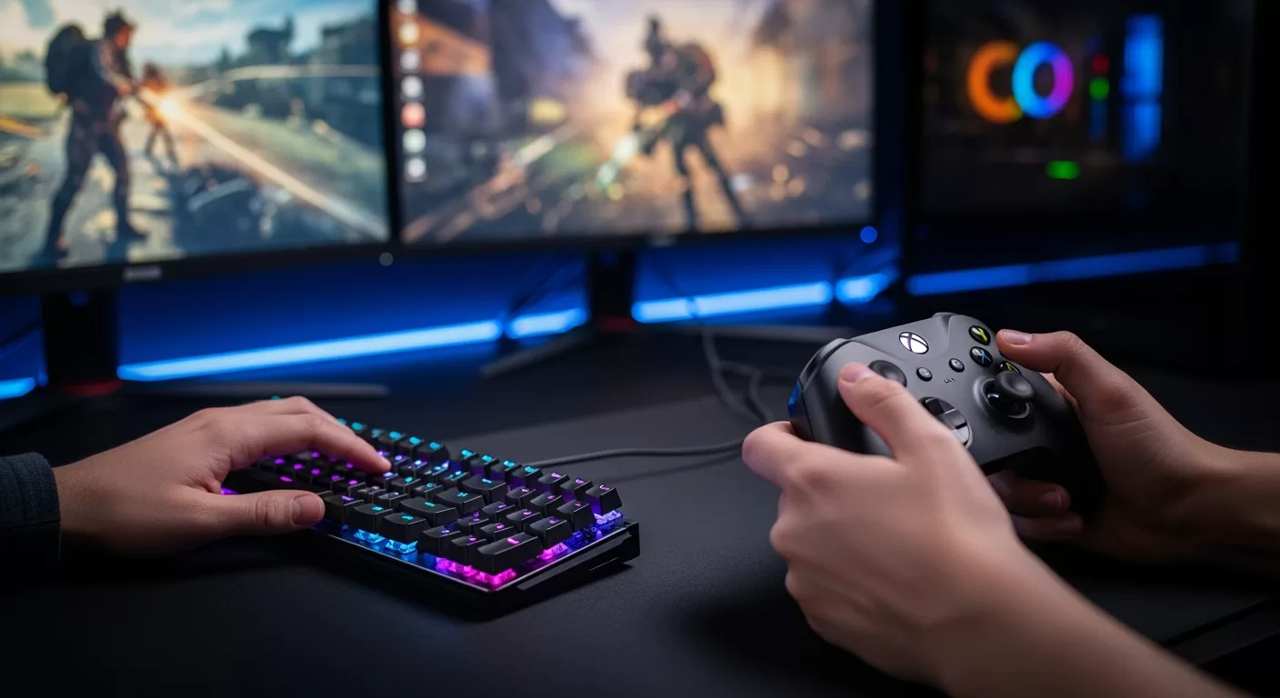 Controle vs Teclado e Mouse: Qual é o Ideal para seus Jogos no PC?