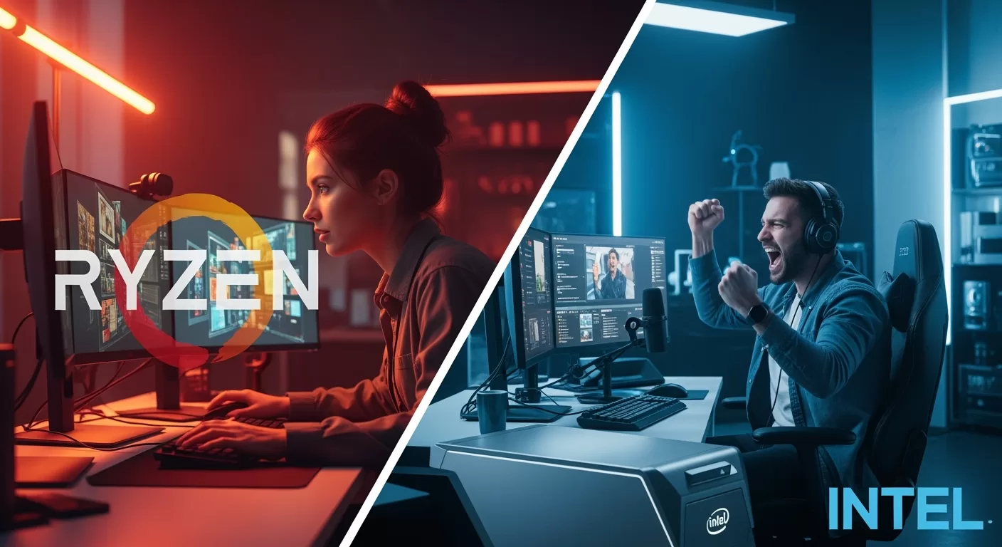 Multitarefa Extrema: Ryzen 9 ou Intel i9? A Batalha dos Criadores!