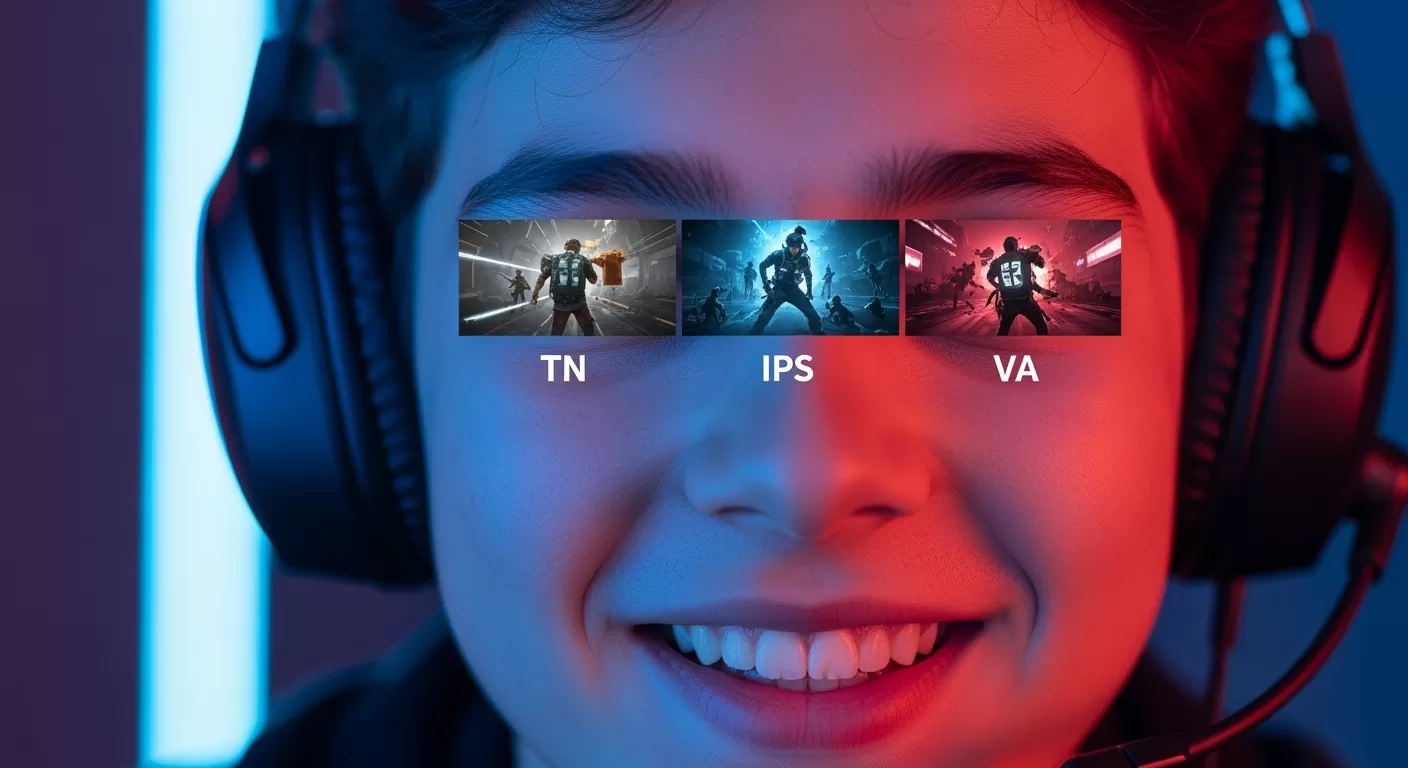 TN vs IPS vs VA: Escolha a Tela Perfeita para Jogos, Trabalho e Filmes!