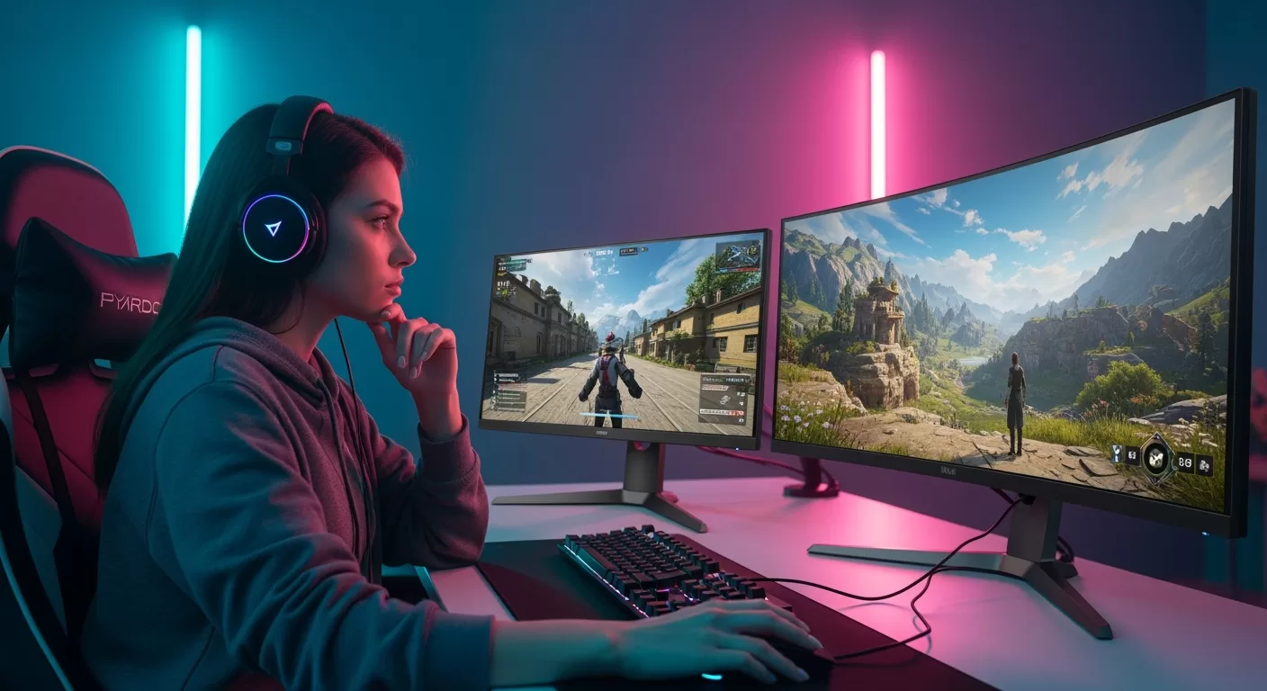 Monitor Gamer Curvo ou Plano? Guia Completo para sua Melhor Experiência de Jogo