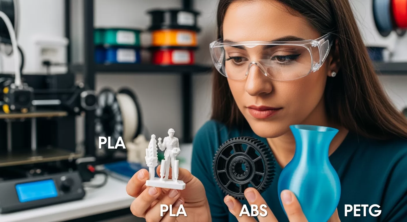 Guia Definitivo: PLA, ABS e PETG – Domine os Filamentos para Impressão 3D!