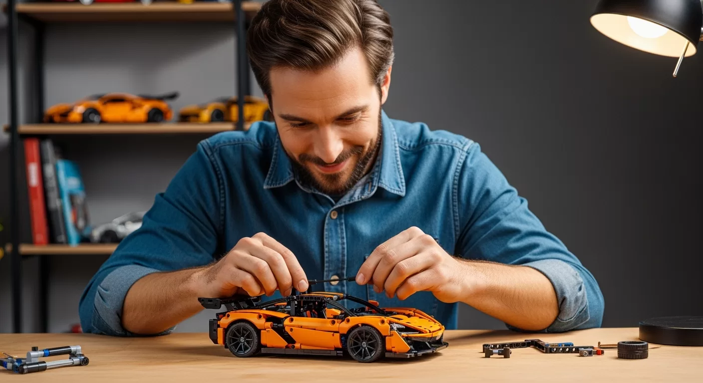 LEGO Technic para Adultos: Engenharia, Mindfulness e a Paixão High-Tech por Carros
