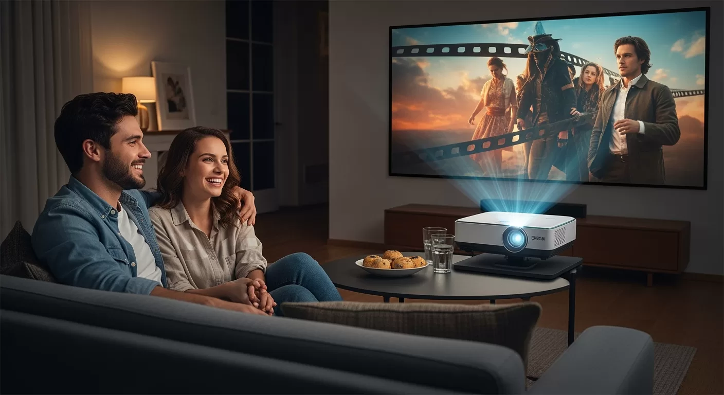 Monte seu Cinema em Casa: Guia Completo de Projetor Epson e Tela Ideal