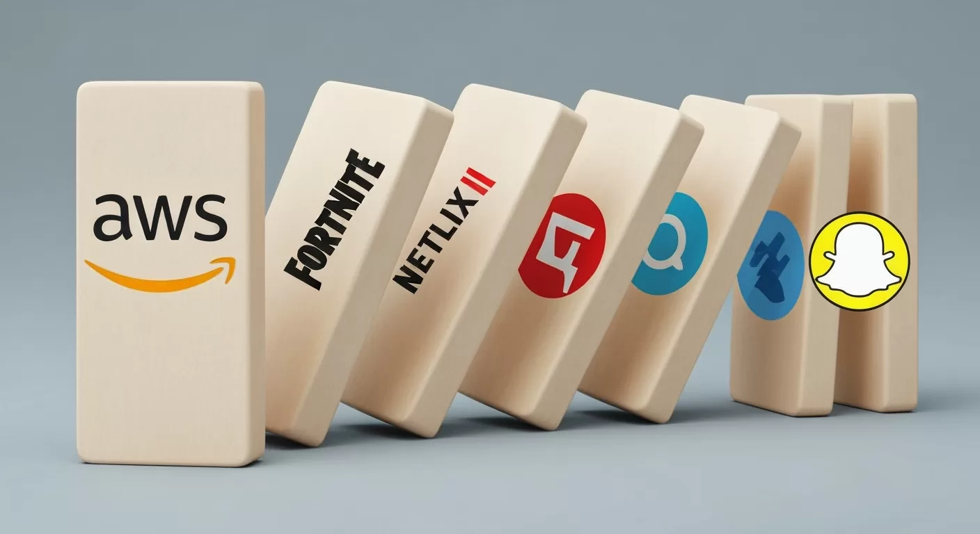 O Gigante Tropeçou: Como Uma Falha da Amazon Derrubou a Internet