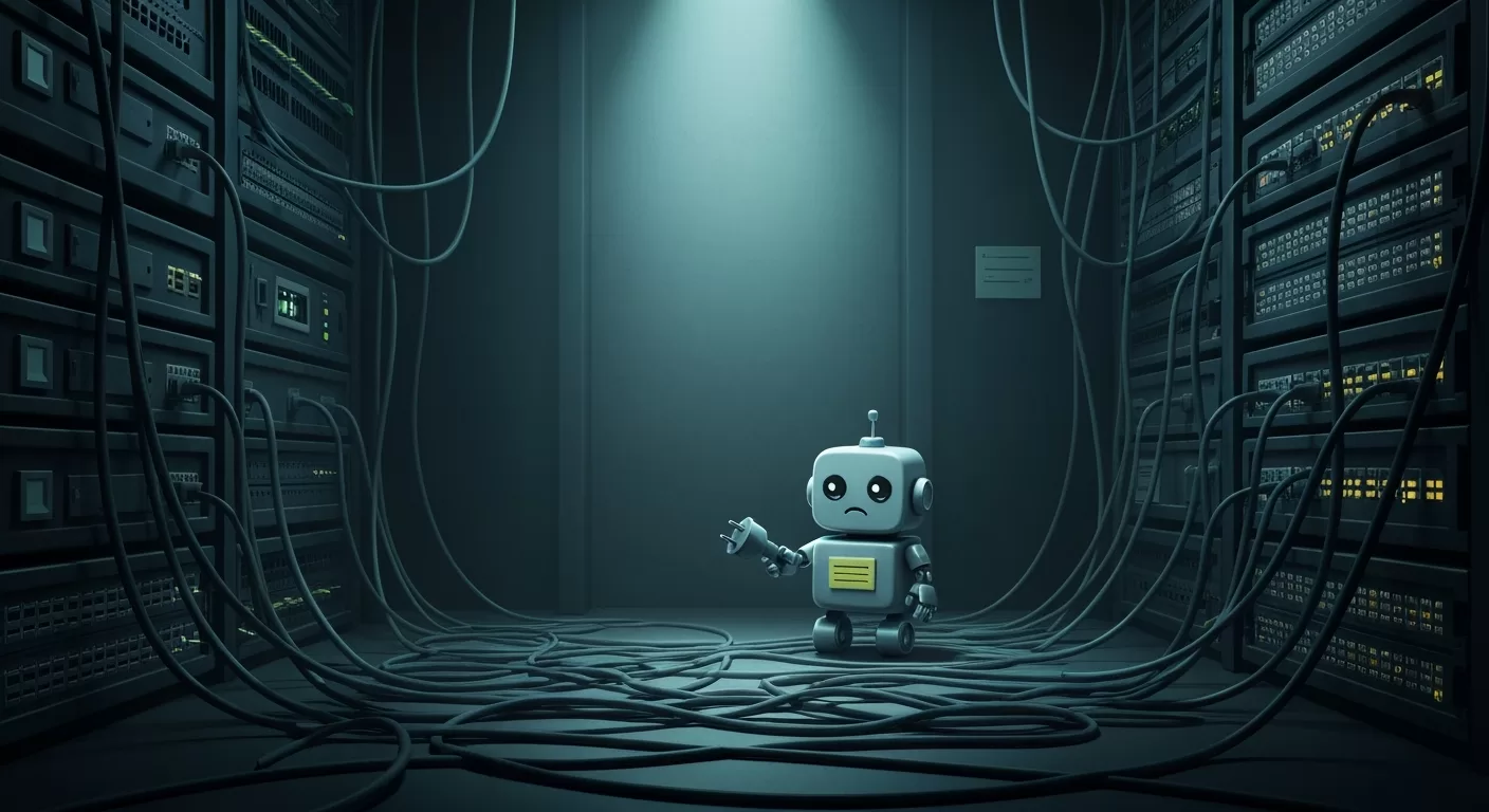 O Robô que Desligou a Internet: A Verdade Sobre a Pane Gigante da Amazon