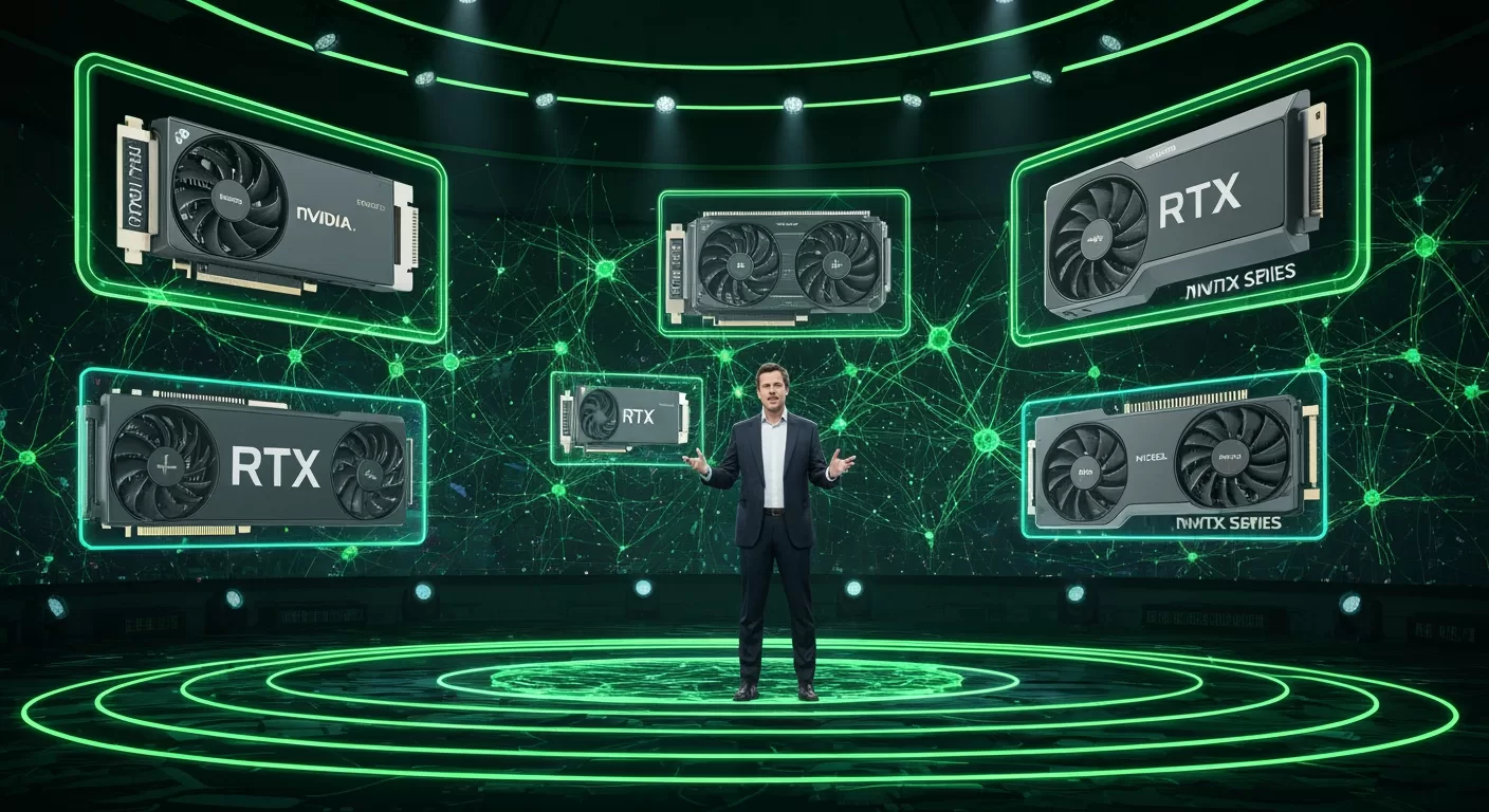 NVIDIA na CES: O Despertar da Próxima Geração de GPUs e o Futuro da IA!