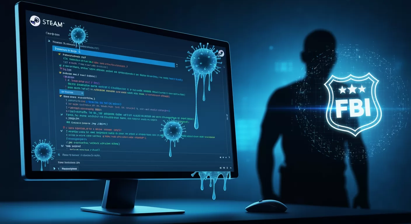 Perigo na Biblioteca: Por que o FBI está Investigando Malwares Escondidos no Steam?